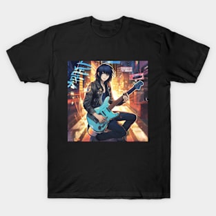 Rock Music Album Cover - Anime Wallpaper T-Shirt